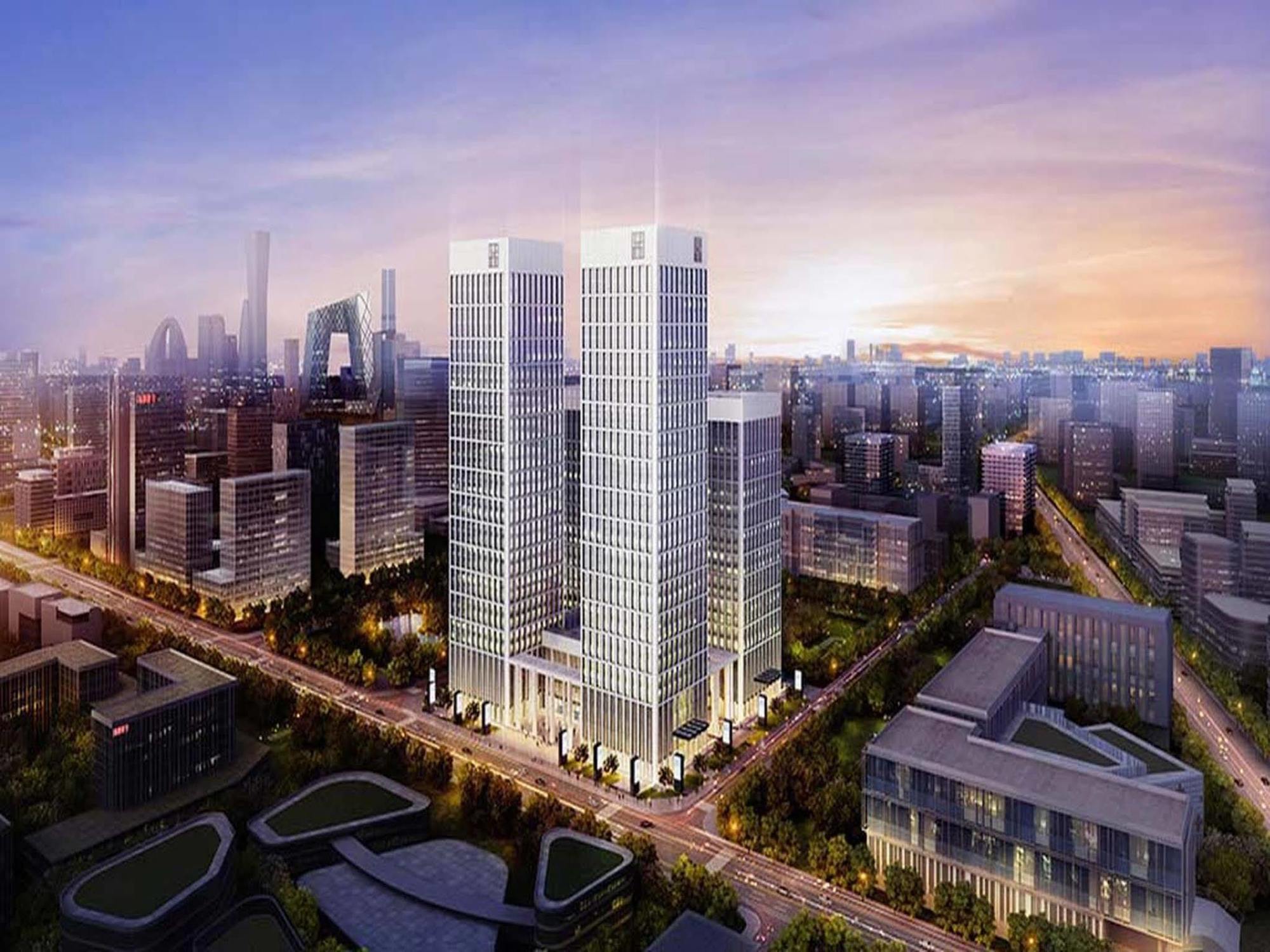 Oakwood Residence Damei Peking Exterior foto