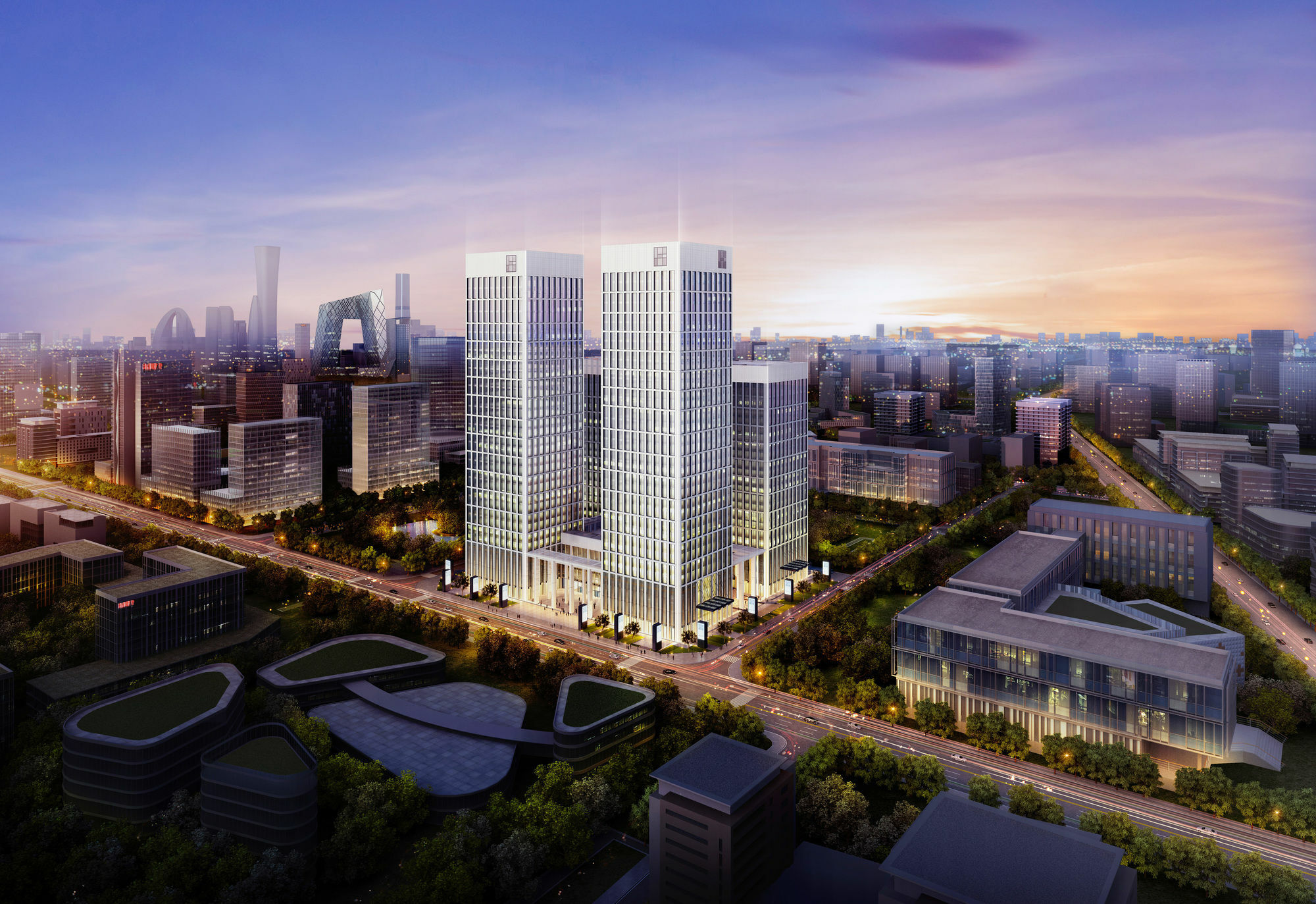 Oakwood Residence Damei Peking Exterior foto