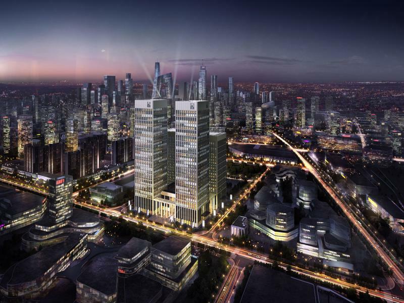 Oakwood Residence Damei Peking Exterior foto